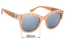 Sunglass Fix Replacement Lenses for Mimco Seeker - 52mm Wide