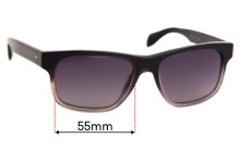 Sunglass Fix Replacement Lenses for Oliver Peoples Becket OV5267-S - 55mm Wide