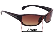 Sunglass Fix Replacement Lenses for Optic Nerve Stonefly - 62mm Wide