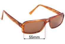 Sunglass Fix Replacement Lenses for Pierre Cardin PC6086/S - 55mm Wide