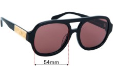 Sunglass Fix Replacement Lenses for Poppy Lissiman JimBob - 54mm Wide