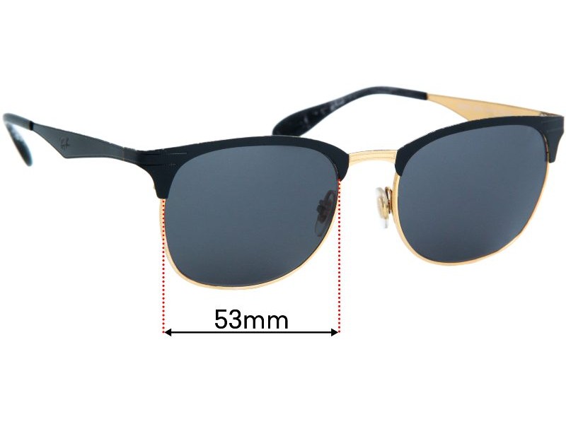 Ray Ban RB3538 53mm Replacement Lenses