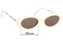 Sunglass Fix Replacement Lenses for Reality High Society - 49mm Wide