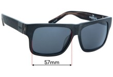 Sunglass Fix Replacement Lenses for Sin Zephyr II - 57mm Wide