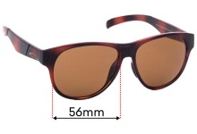 Sunglass Fix Replacement Lenses for Paul Smith Towns End  - 56mm Wide