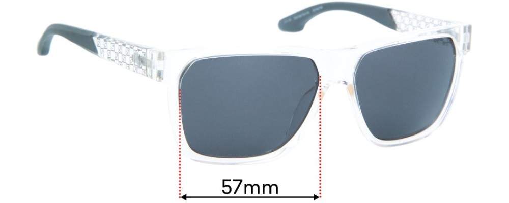 Sunglass Fix Replacement Lenses for Specsavers Jagungal Sun Rx - 57mm Wide