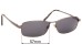 Sunglass Fix Replacement Lenses for Specsavers Sun Rx 114 - 57mm Wide