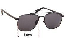 Sunglass Fix Replacement Lenses for Vilebrequin Auto - 56mm Wide