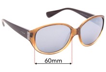 Sunglass Fix Replacement Lenses for Vogue  VO2760-SB  - 60mm Wide