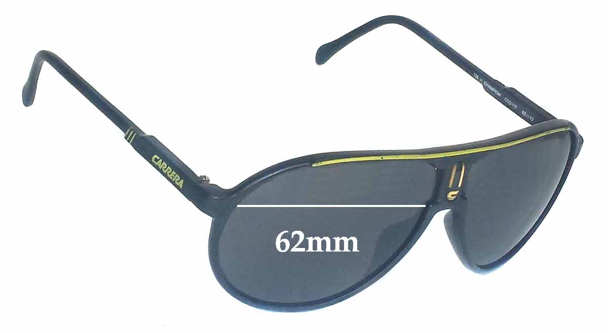 SFX Replacement Sunglass Lenses fits Carrera 5003 58mm Wide