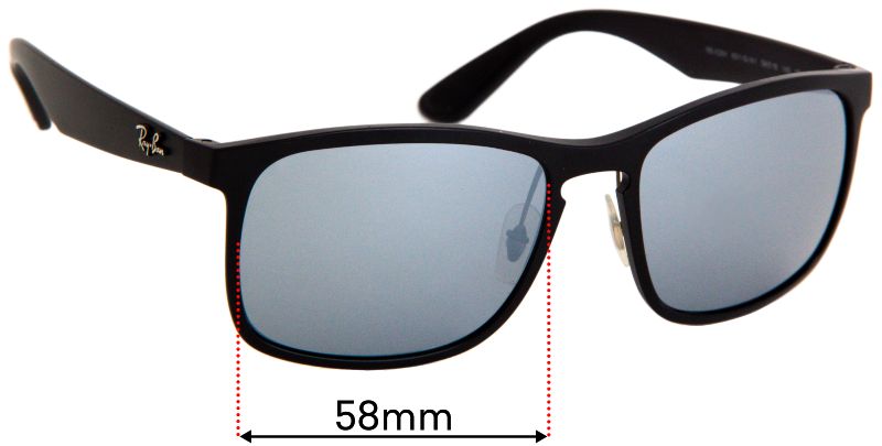 Ray Ban RB4264 58mm Replacement Lenses